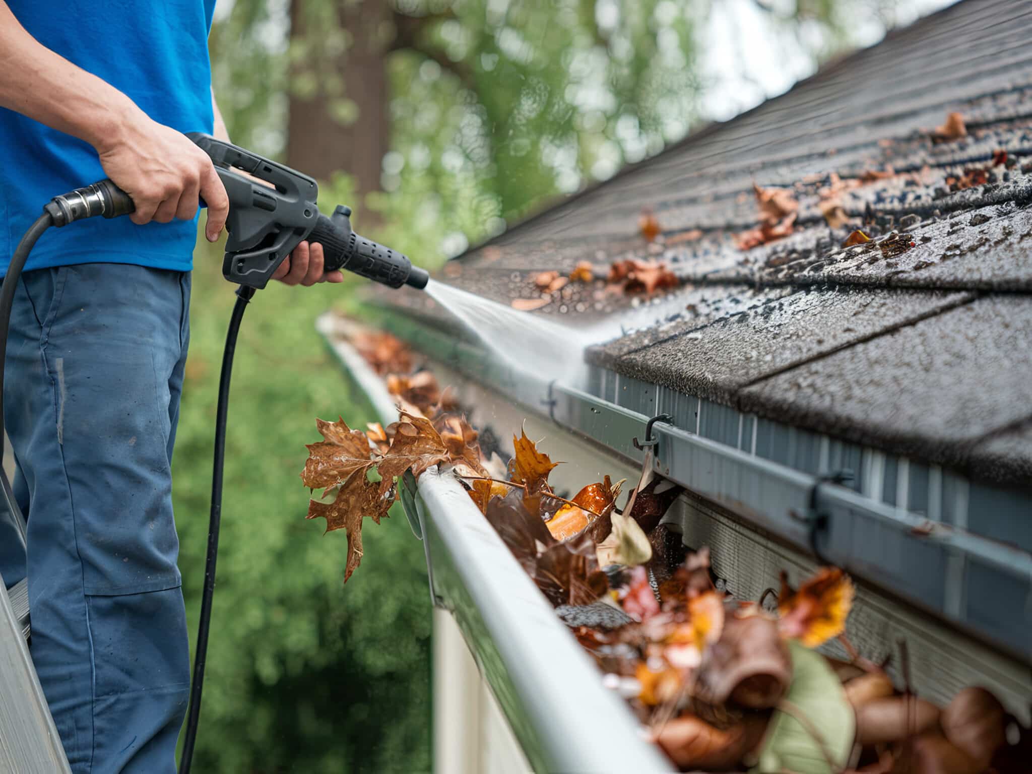 Protect Gutters with Pressure Washing | WindowWorks LLC